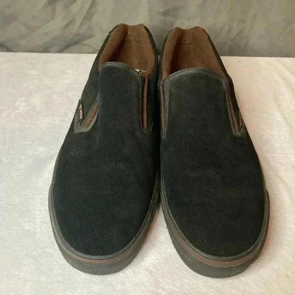 Men’s NSS black slide shoes - Picture 1 of 7